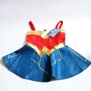 Petco Wonder Woman Halloween Pet Costume Size Medium Justice League Dog New (su1